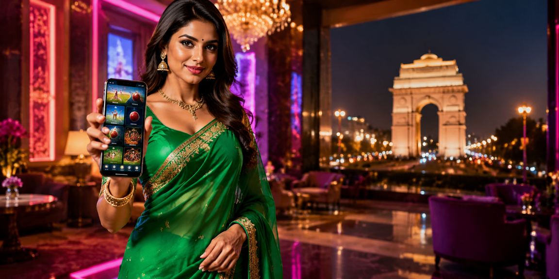 Mobile live casino gaming experience in Delhi featuring Indian cultural themes