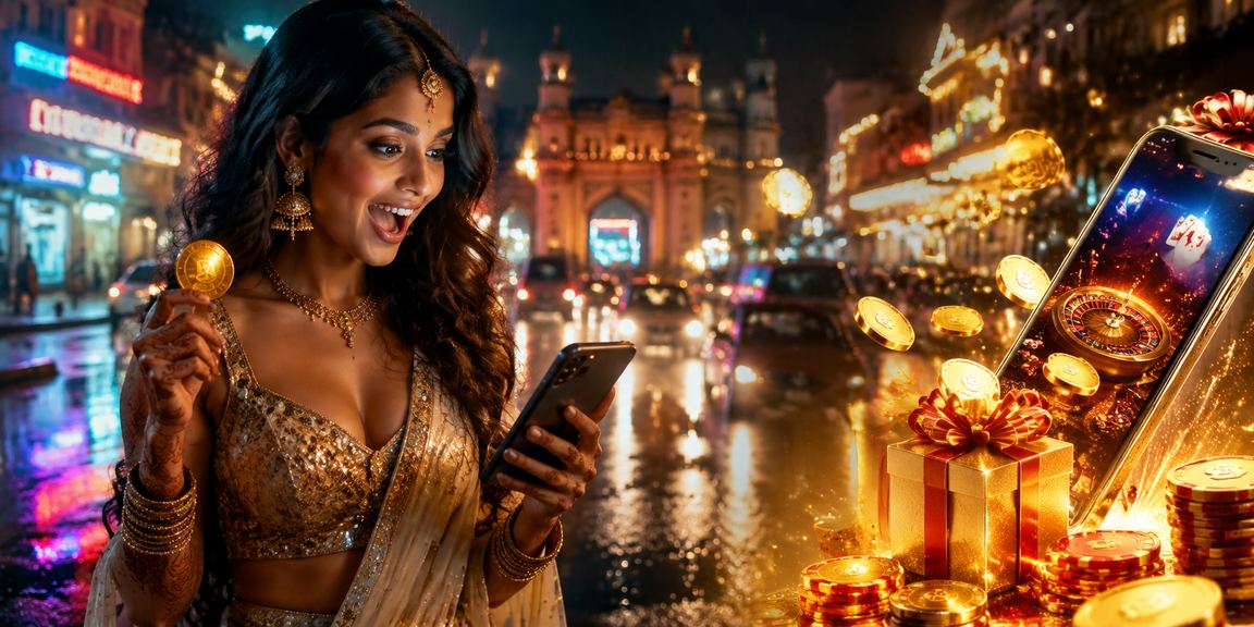 Live casino gaming on mobile device in Mumbai with Bollywood theme