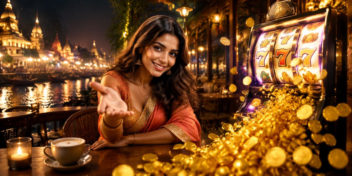 Varanasi Ghat with bright slot game model